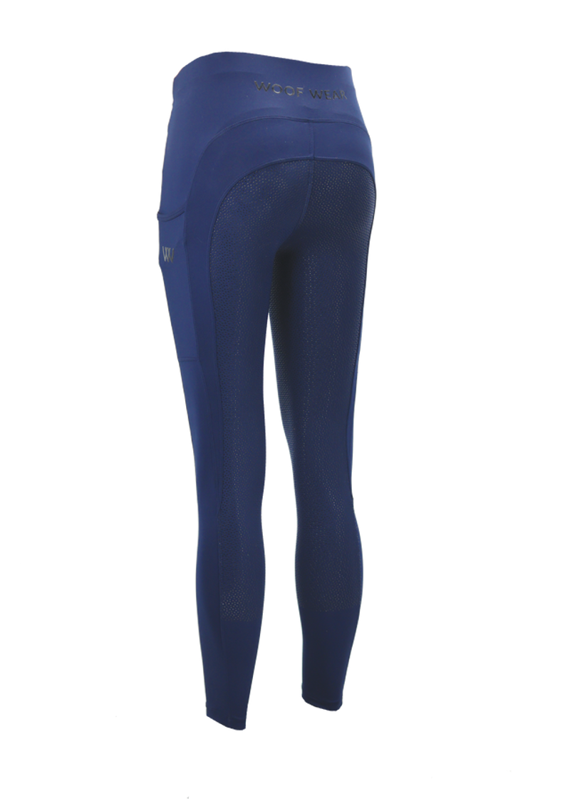 Woof Wear Young Rider Pro Tights in Navy-1