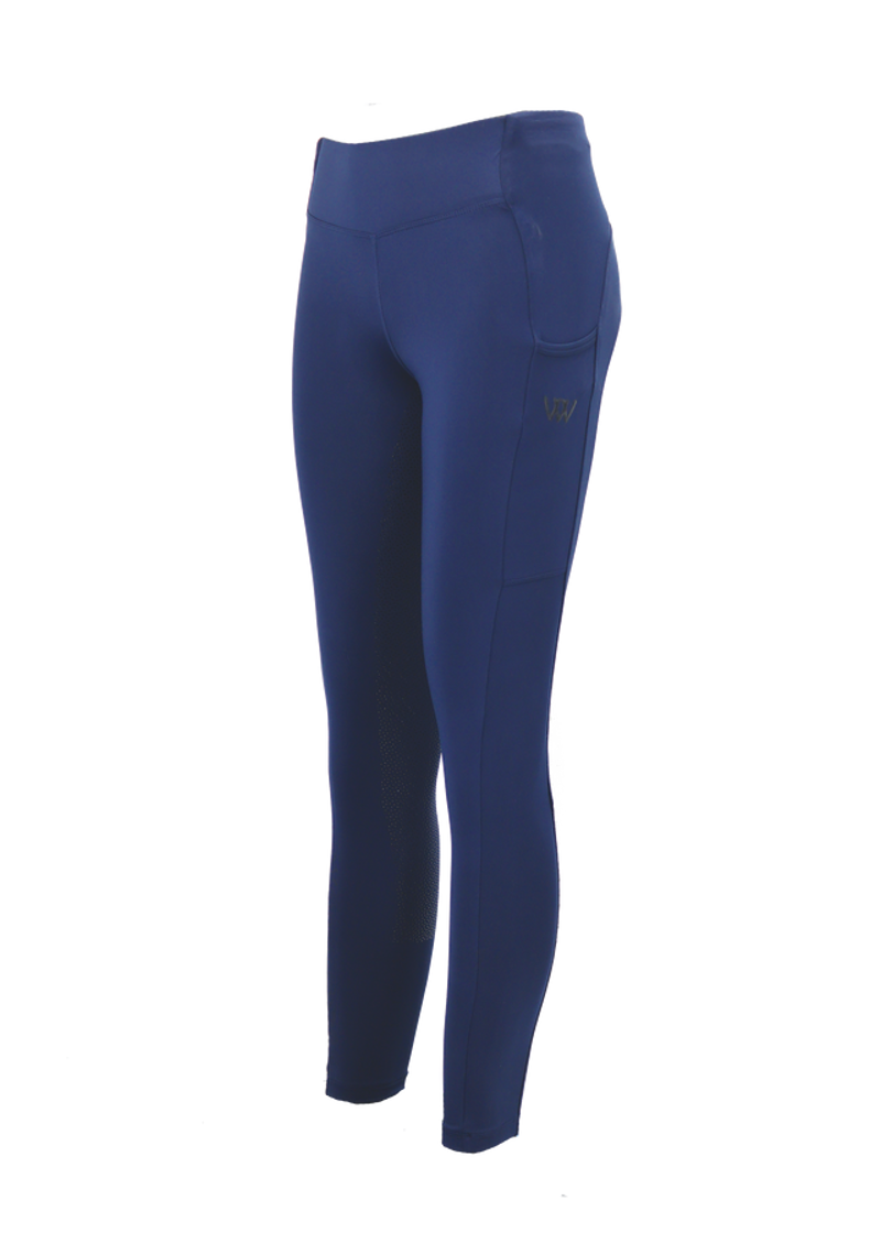 Woof Wear Young Rider Pro Tights in Navy-2