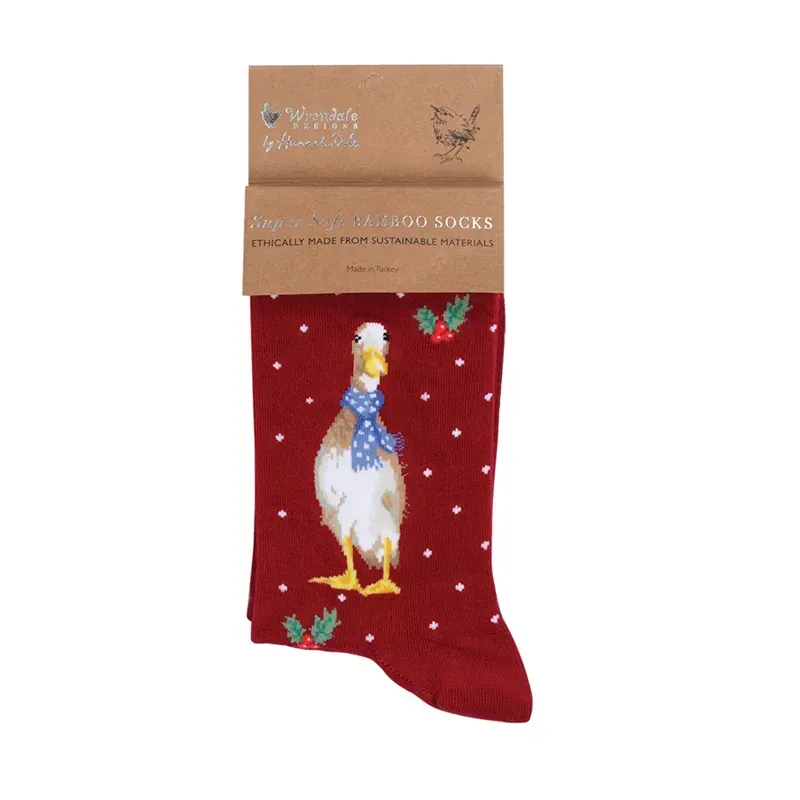 Wrendale Designs Christmas Scarves Women's Socks