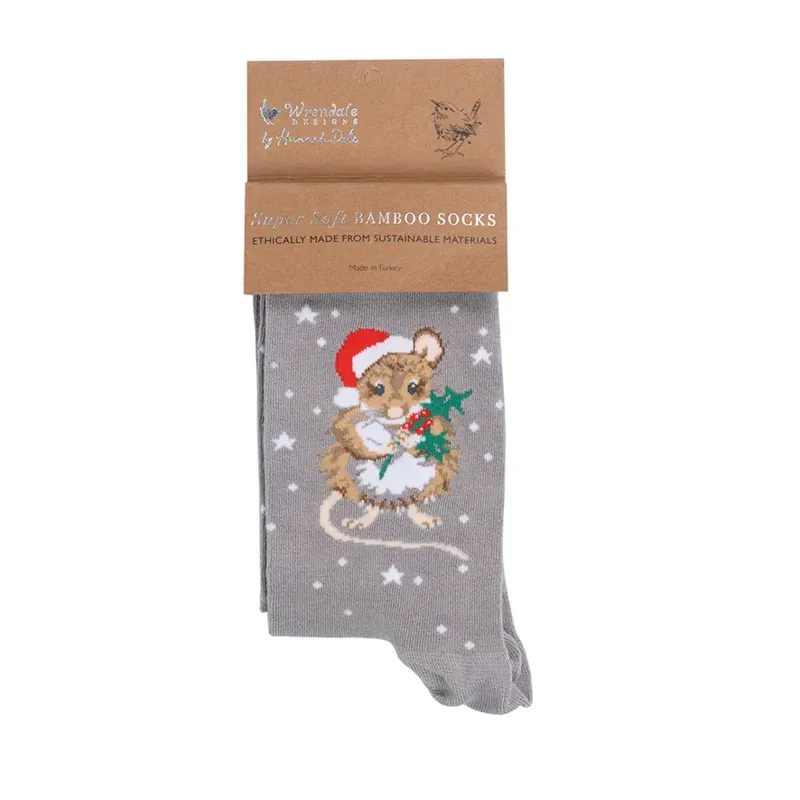 Wrendale Designs Christmouse Mouse Socks 