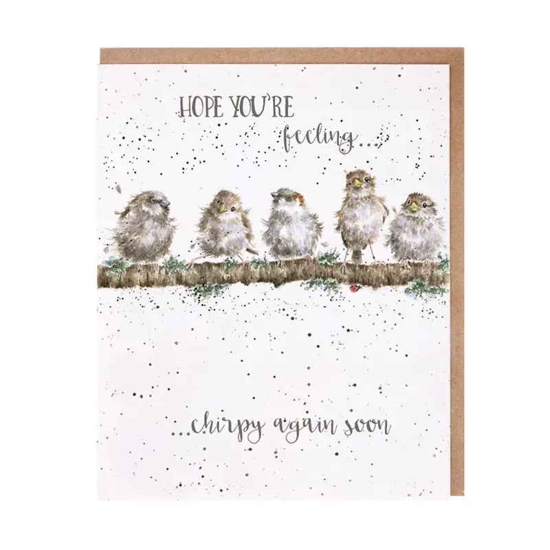 Wrendale Designs Feeling Chirpy Greeting Card