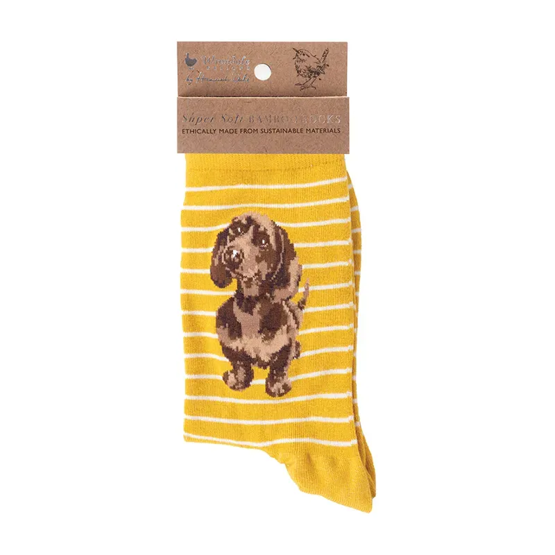 Wrendale Designs Little One Women's Socks in Yellow