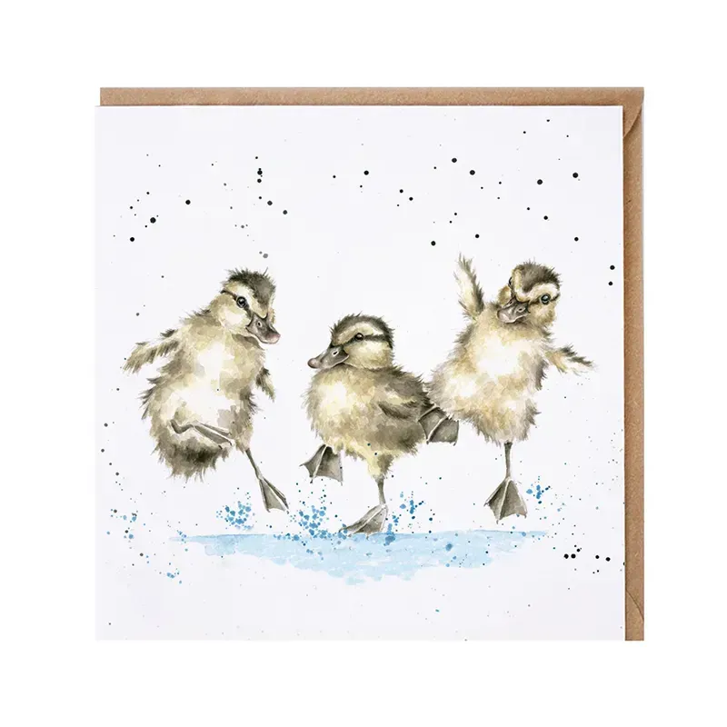 Wrendale Designs Puddle Ducks Greeting Card 