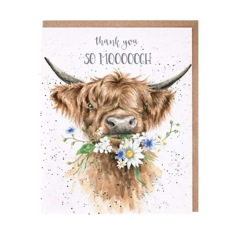 Wrendale Designs So Mooooch Greeting Card