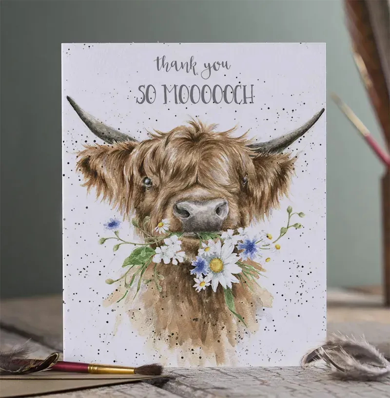 Wrendale Designs So Mooooch Greeting Card-1