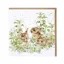 Wrendale Designs Spring Hares Greetings Card in White