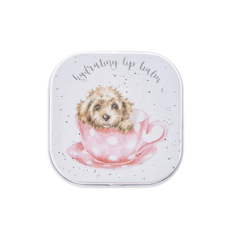 Wrendale Designs Tea Cup Pup Dog Lip Balm Tin-1
