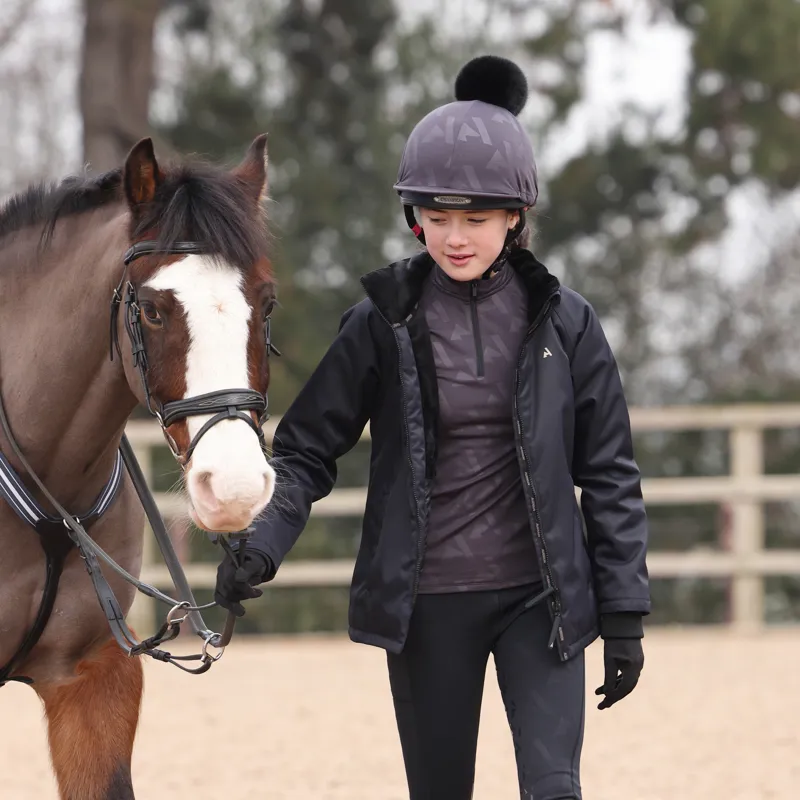 Aubrion React Mid Length Coat - Young Rider In Shadow 