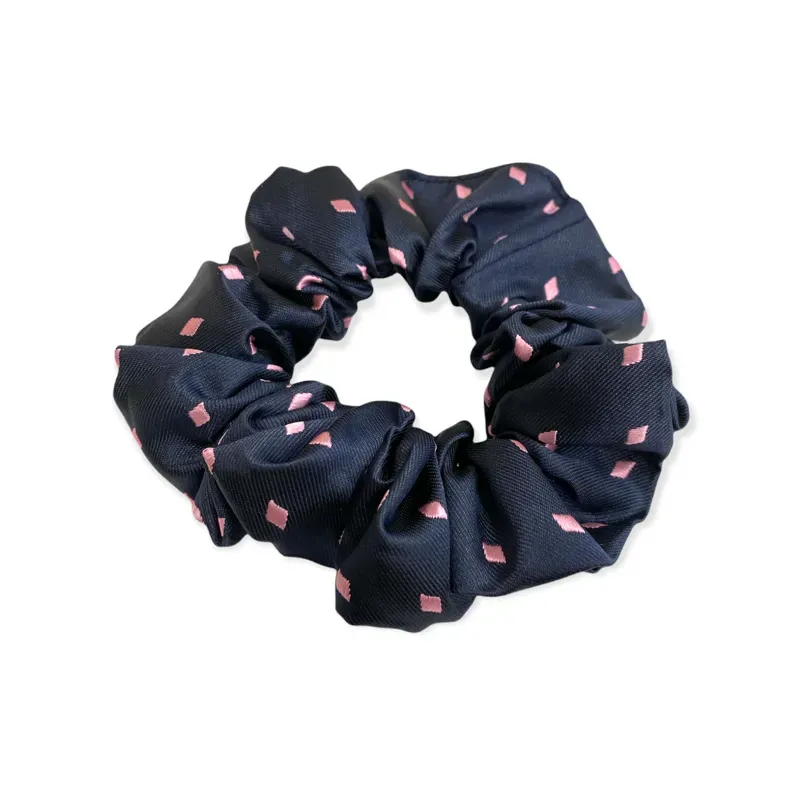 Equetech Diamond Hair Scrunchie in Blue