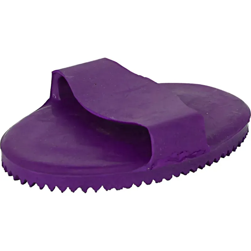 Ezi-Groom Large Rubber Curry Comb in Purple