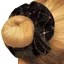 Equetech Solitaire Velvet Scrunchie in Black