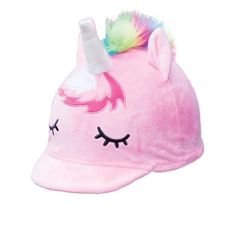 Equetech Kid's Sleepy Unicorn Hat Silk in Pink