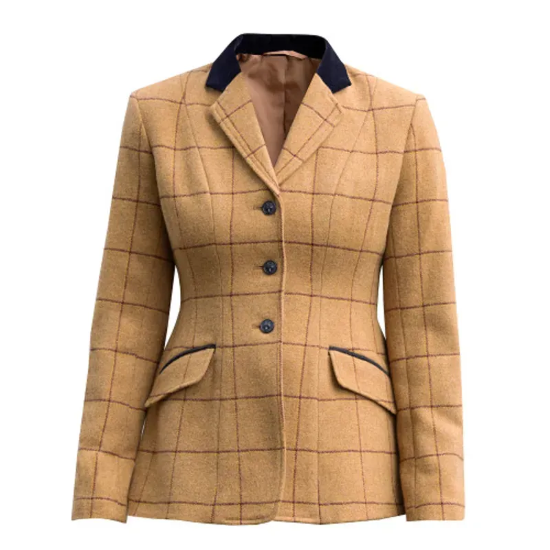 Equetech Wheatley Deluxe Tweed Riding Jacket in Brown